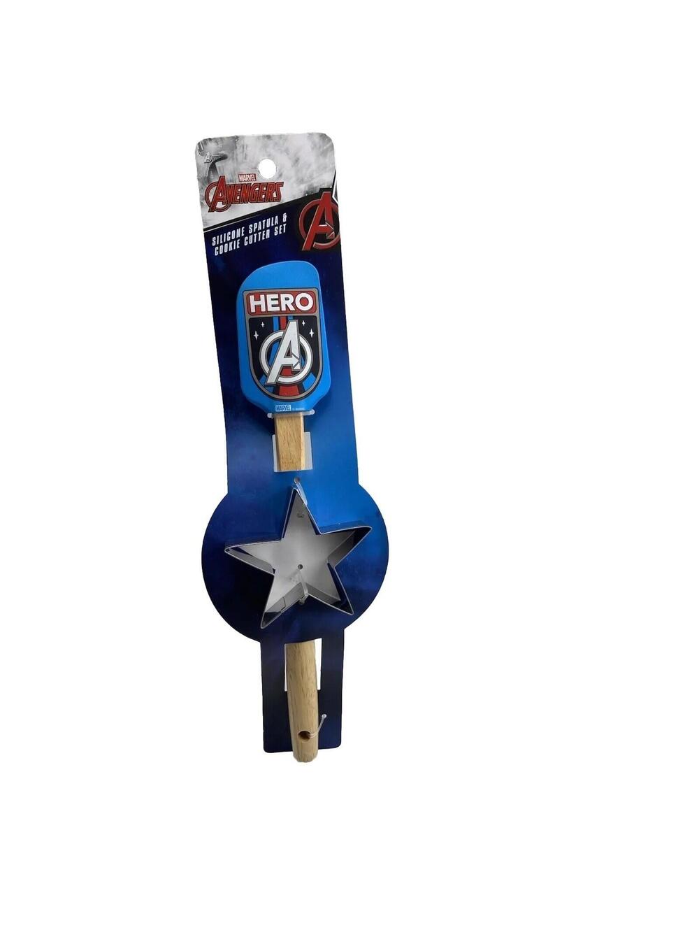 Marvel Avengers Kitchen Baking Set Spatula & Cookie Cutter for Cooking